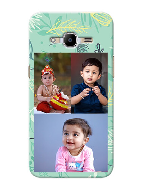 Custom Samsung Galaxy J2 (2016) family is forever design with floral pattern Design
