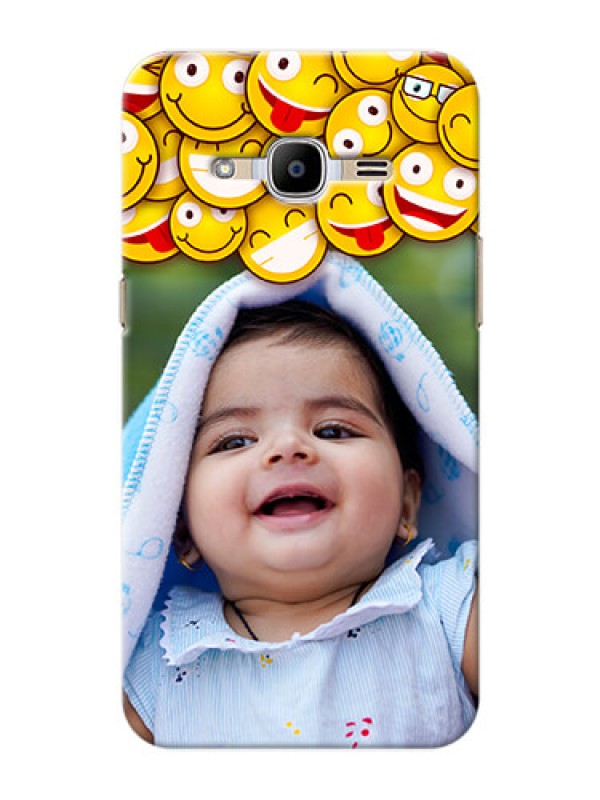 Custom Samsung Galaxy J2 (2016) smileys pattern Design