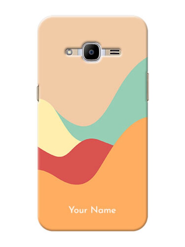 Custom Galaxy J2 (2016) Custom Mobile Case with Ocean Waves Multi-colour Design