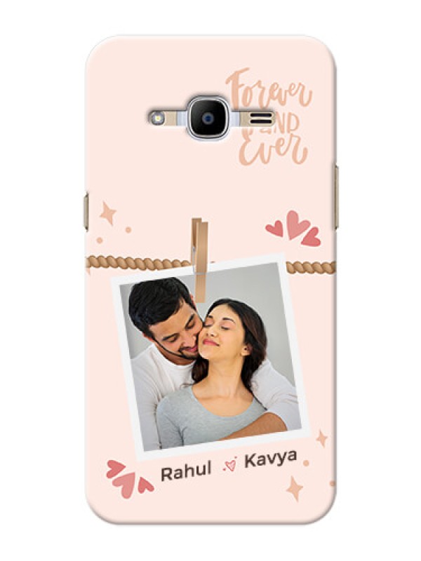 Custom Galaxy J2 (2016) Phone Back Covers: Forever and ever love Design