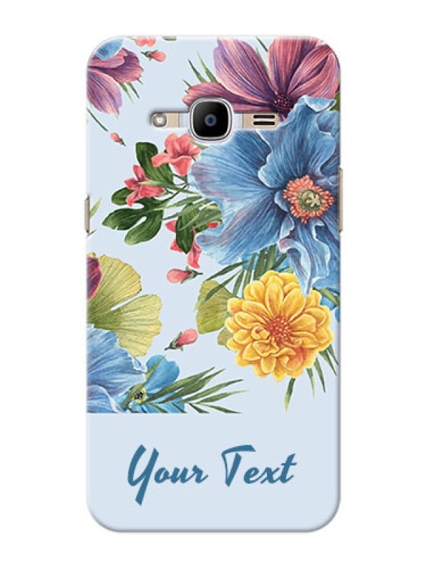Custom Galaxy J2 (2016) Custom Phone Cases: Stunning Watercolored Flowers Painting Design