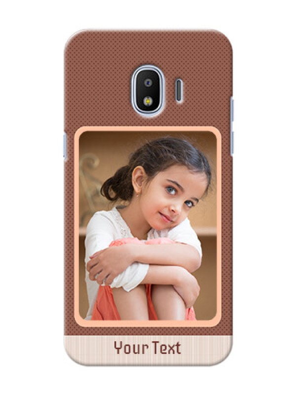 Custom Samsung Galaxy J2 2018 Simple Photo Upload Mobile Cover Design