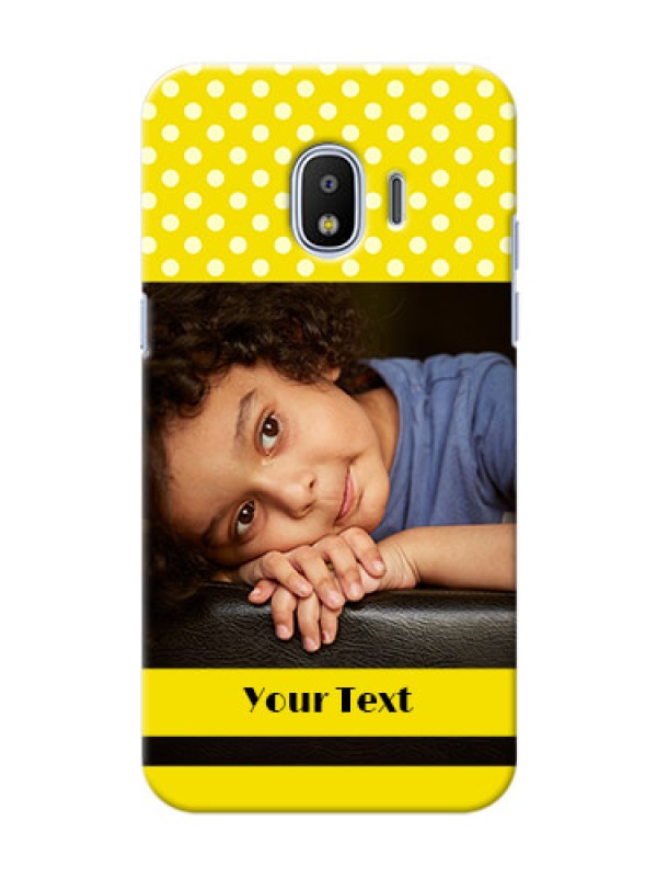 Custom Samsung Galaxy J2 2018 Bright Yellow Mobile Case Design