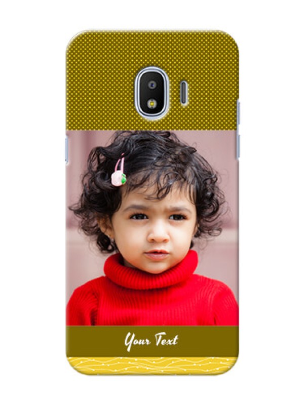 Custom Samsung Galaxy J2 2018 Simple Green Colour Mobile Case Design