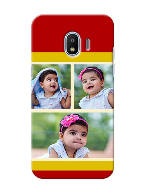 Custom Samsung Galaxy J2 2018 Multiple Picture Upload Mobile Cover Design
