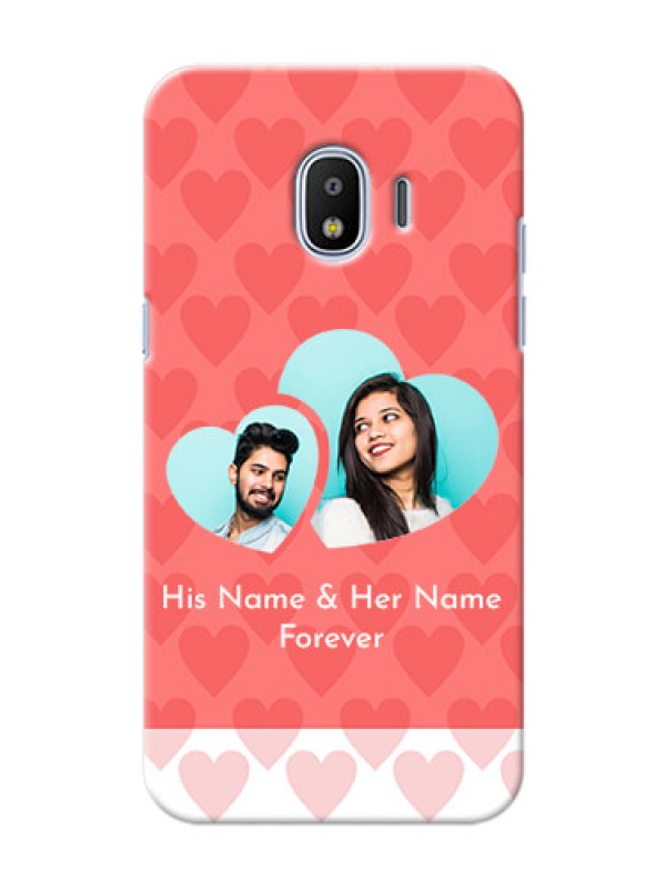 Custom Samsung Galaxy J2 2018 Couples Picture Upload Mobile Cover Design