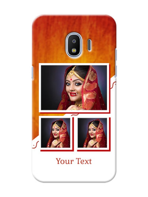 Custom Samsung Galaxy J2 2018 Wedding Memories Mobile Cover Design