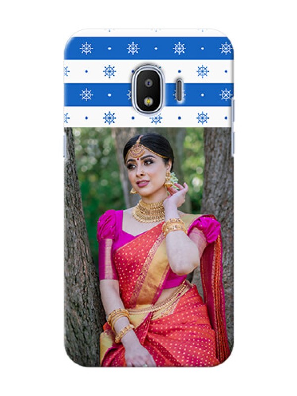 Custom Samsung Galaxy J2 2018 Snow Pattern Mobile Back Case Design