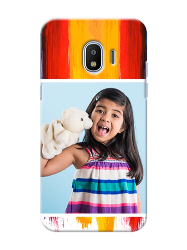 Custom Samsung Galaxy J2 2018 Colourful Mobile Cover Design