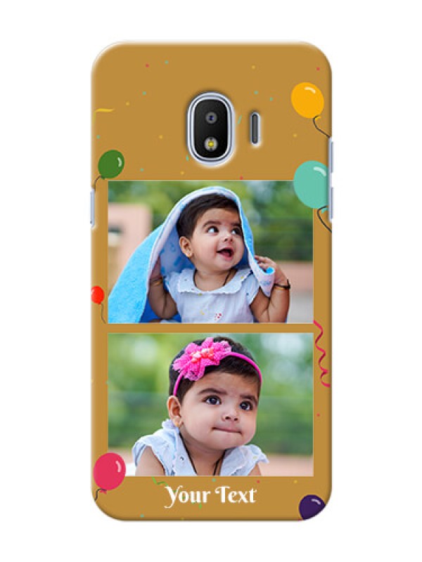 Custom Samsung Galaxy J2 2018 2 image holder with birthday celebrations Design