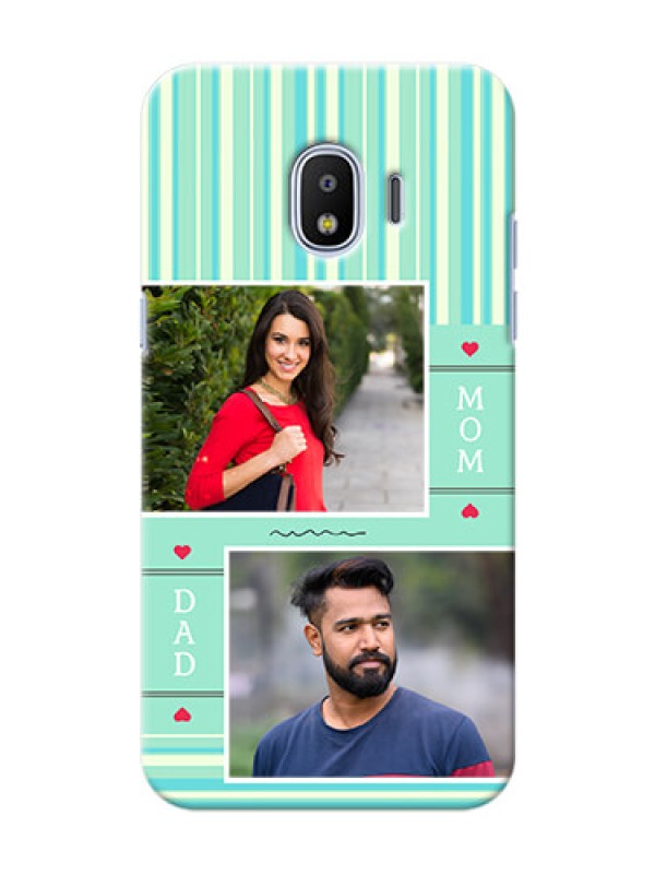 Custom Samsung Galaxy J2 2018 mom and dad image holder Design
