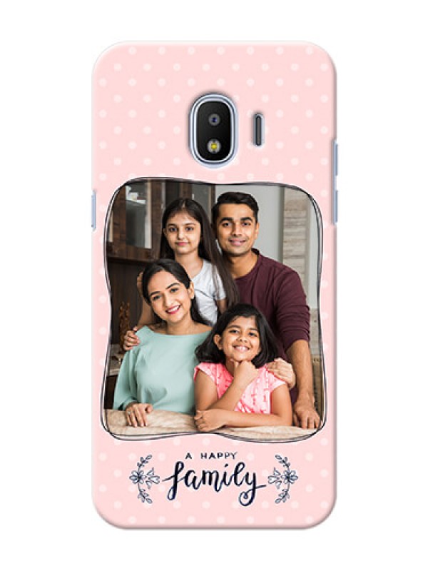 Custom Samsung Galaxy J2 2018 A happy family with polka dots Design