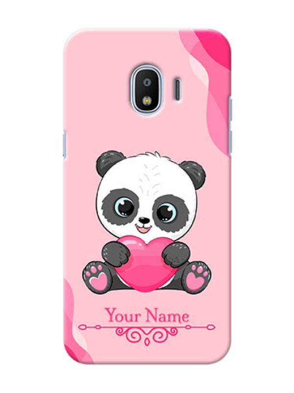 Custom Galaxy J2 2018 Mobile Back Covers: Cute Panda Design