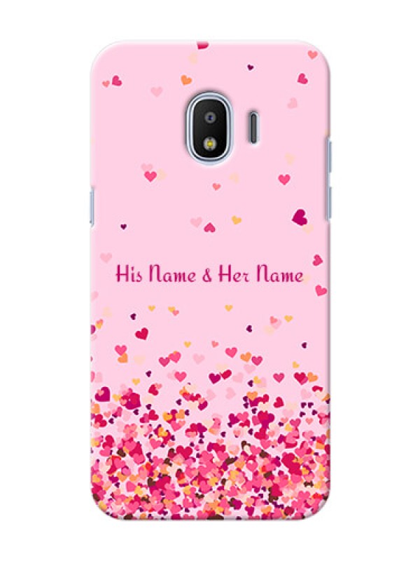 Custom Galaxy J2 2018 Phone Back Covers: Floating Hearts Design