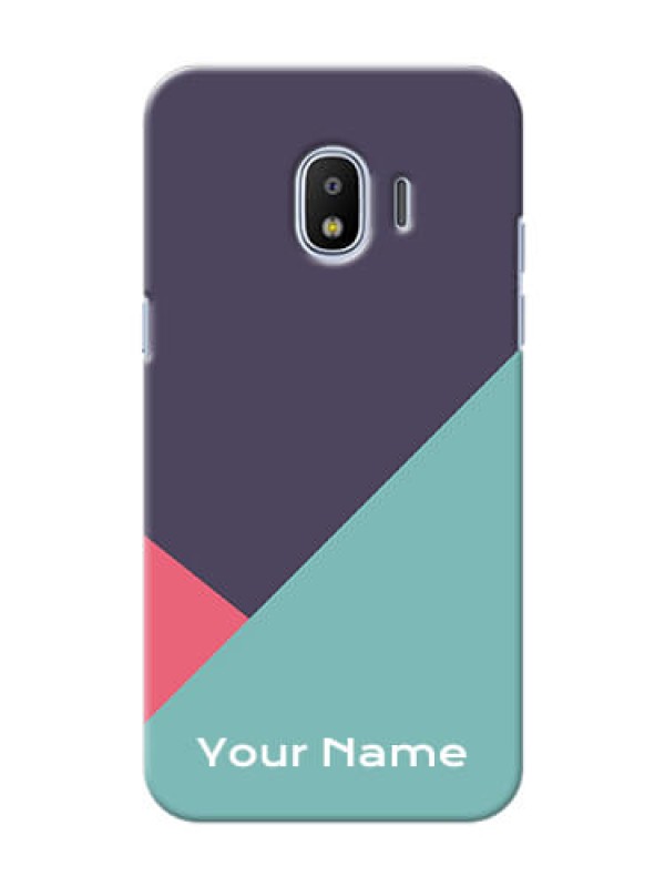 Custom Galaxy J2 2018 Custom Phone Cases: Tri  Color abstract Design
