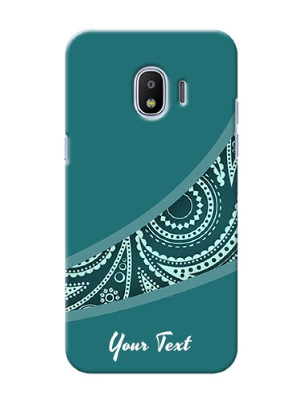 Custom Galaxy J2 2018 Custom Phone Covers: semi visible floral Design