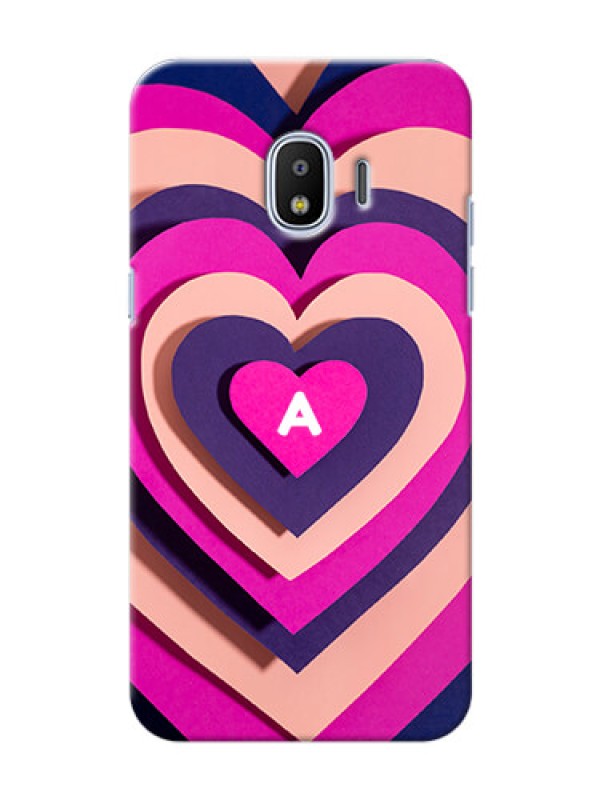 Custom Galaxy J2 2018 Custom Mobile Case with Cute Heart Pattern Design
