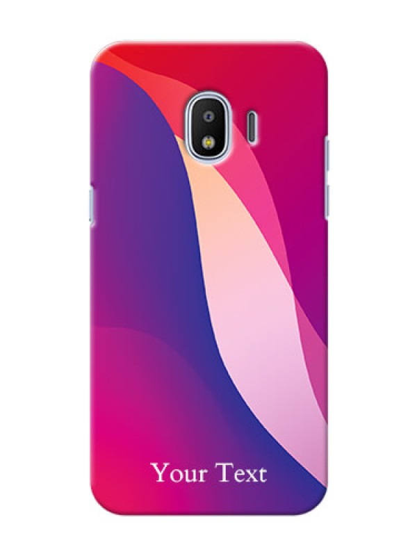 Custom Galaxy J2 2018 Mobile Back Covers: Digital abstract Overlap Design