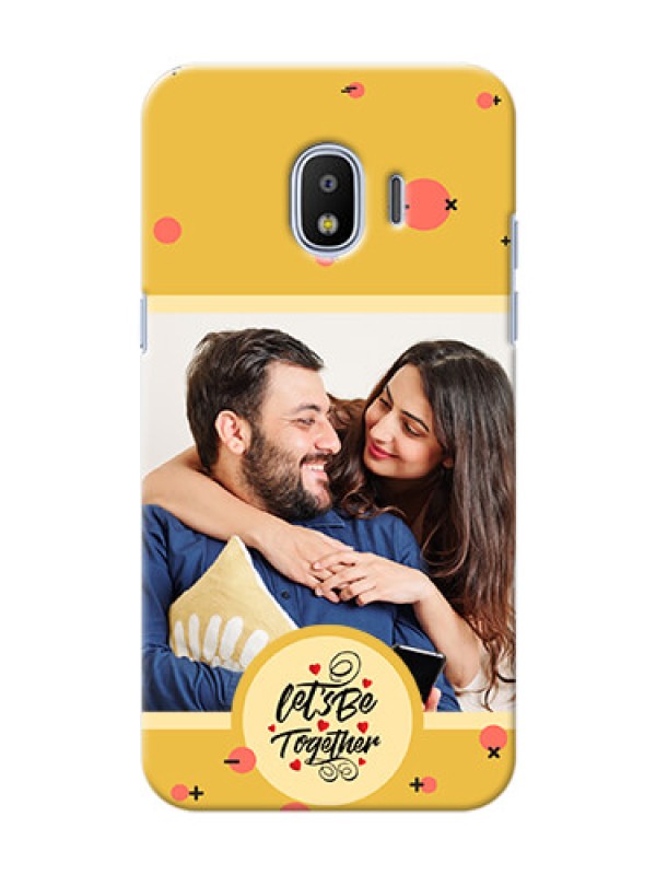 Custom Galaxy J2 2018 Back Covers: Lets be Together Design
