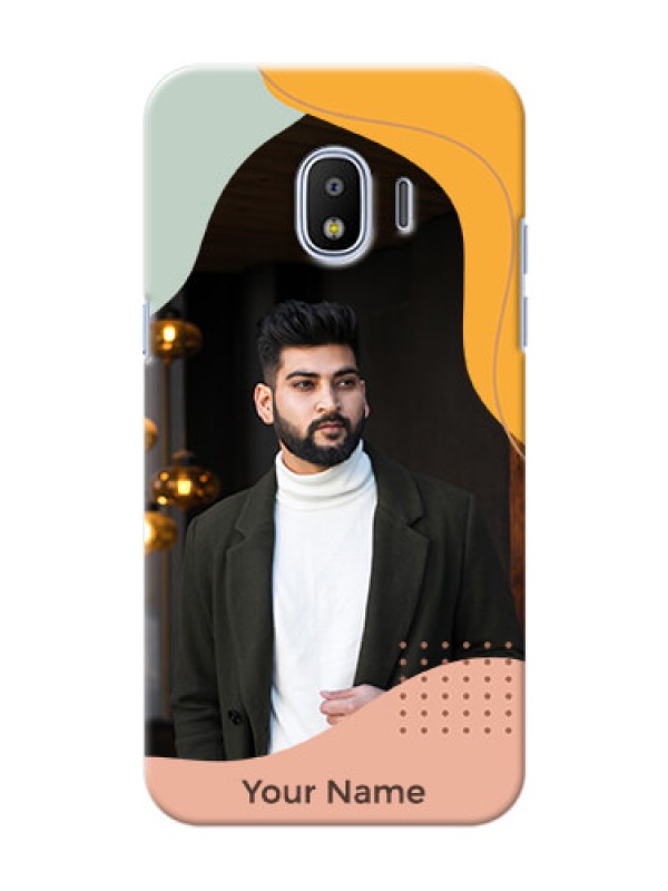 Custom Galaxy J2 2018 Custom Phone Cases: Tri-coloured overlay design