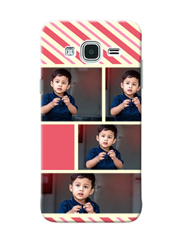 Custom Samsung Galaxy J3 Multiple Picture Upload Mobile Case Design