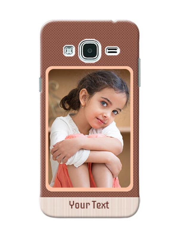 Custom Samsung Galaxy J3 Simple Photo Upload Mobile Cover Design
