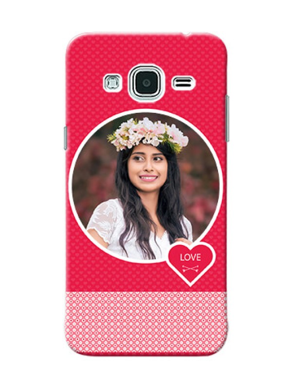Custom Samsung Galaxy J3 Pink Design Pattern Mobile Case Design