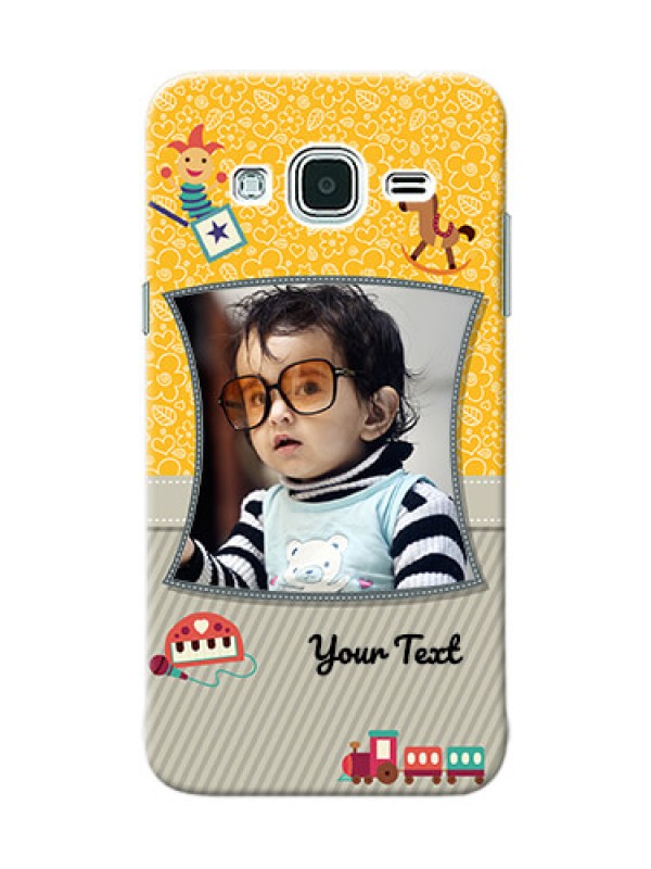 Custom Samsung Galaxy J3 Baby Picture Upload Mobile Cover Design