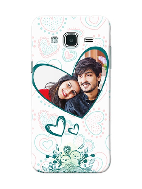 Custom Samsung Galaxy J3 Couples Picture Upload Mobile Case Design