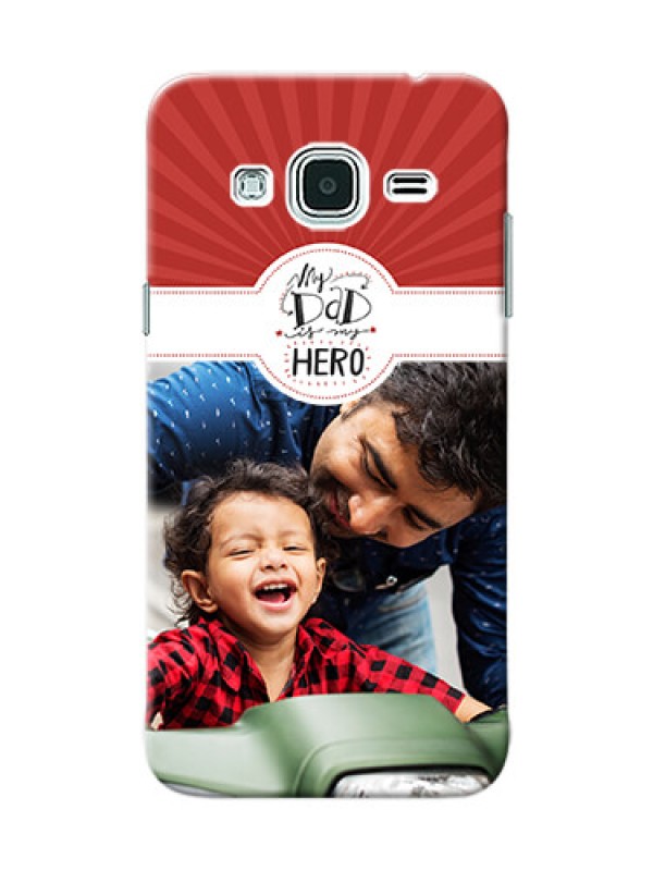 Custom Samsung Galaxy J3 my dad hero Design