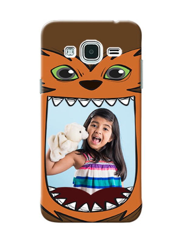 Custom Samsung Galaxy J3 owl monster backcase Design