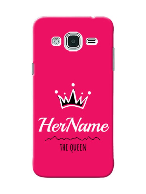 Custom Galaxy J3 Queen Phone Case with Name