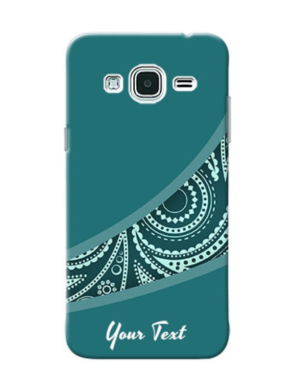 Custom Galaxy J3 Custom Phone Covers: semi visible floral Design