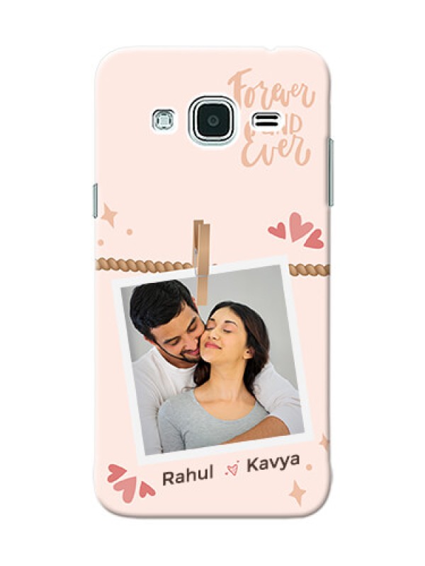 Custom Galaxy J3 Phone Back Covers: Forever and ever love Design
