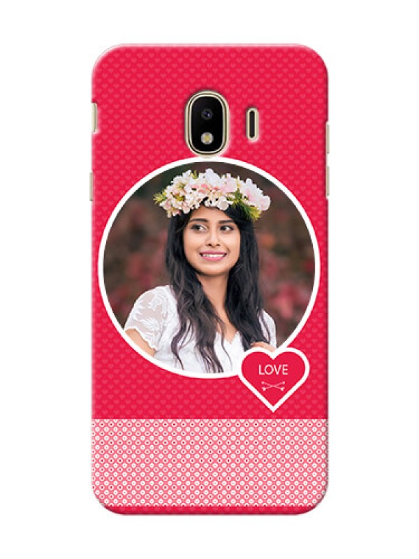 Custom Samsung Galaxy J4 (2018) Pink Pattern Mobile Case Design