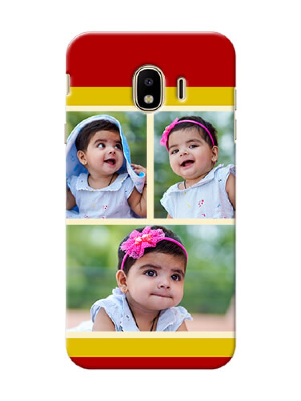 Custom Samsung Galaxy J4 (2018) Multiple Picture Upload Mobile Cover Design