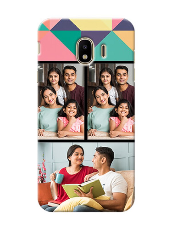 Custom Samsung Galaxy J4 (2018) Bulk Picture Upload Mobile Case Design