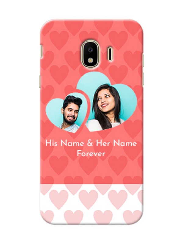 Custom Samsung Galaxy J4 (2018) Couples Picture Upload Mobile Cover Design