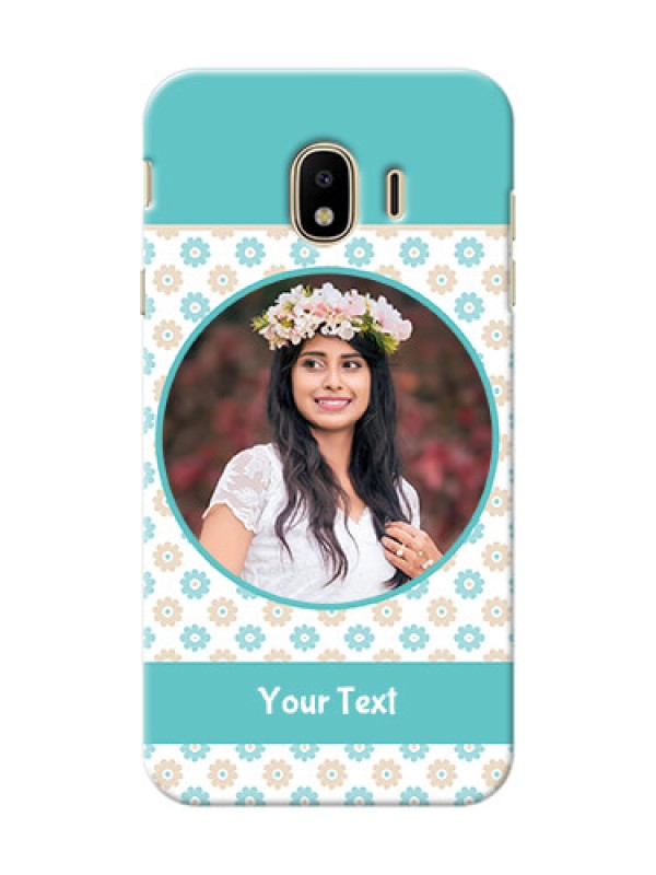 Custom Samsung Galaxy J4 (2018) Beautiful Flowers Mobile Case Design
