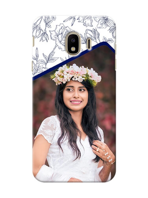 Custom Samsung Galaxy J4 (2018) Floral Mobile Cover Design