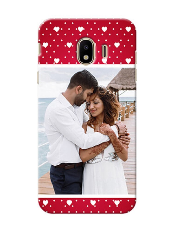 Custom Samsung Galaxy J4 (2018) Beautiful Hearts Mobile Case Design