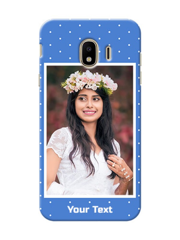 Custom Samsung Galaxy J4 (2018) 2 image holder polka dots Design