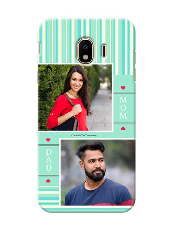 Custom Samsung Galaxy J4 (2018) mom and dad image holder Design