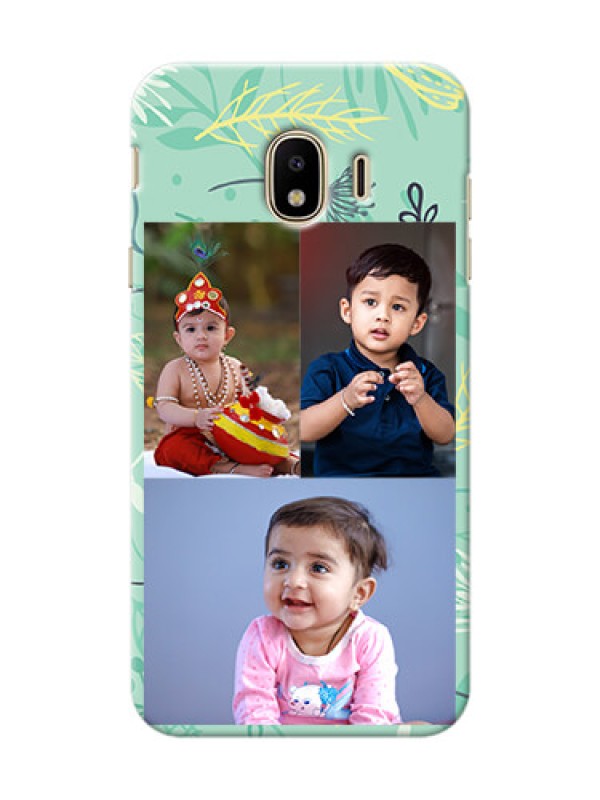 Custom Samsung Galaxy J4 (2018) family is forever with floral pattern Design