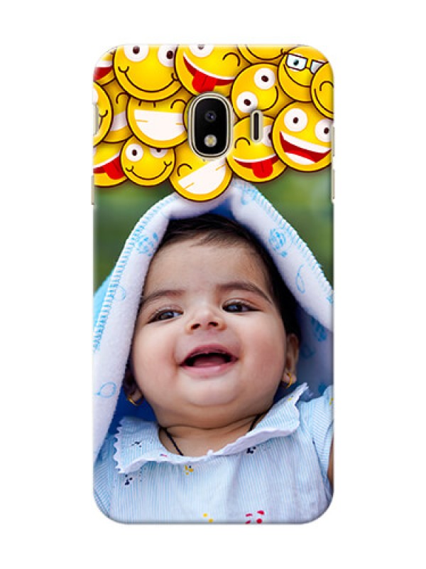 Custom Samsung Galaxy J4 (2018) smileys pattern Design