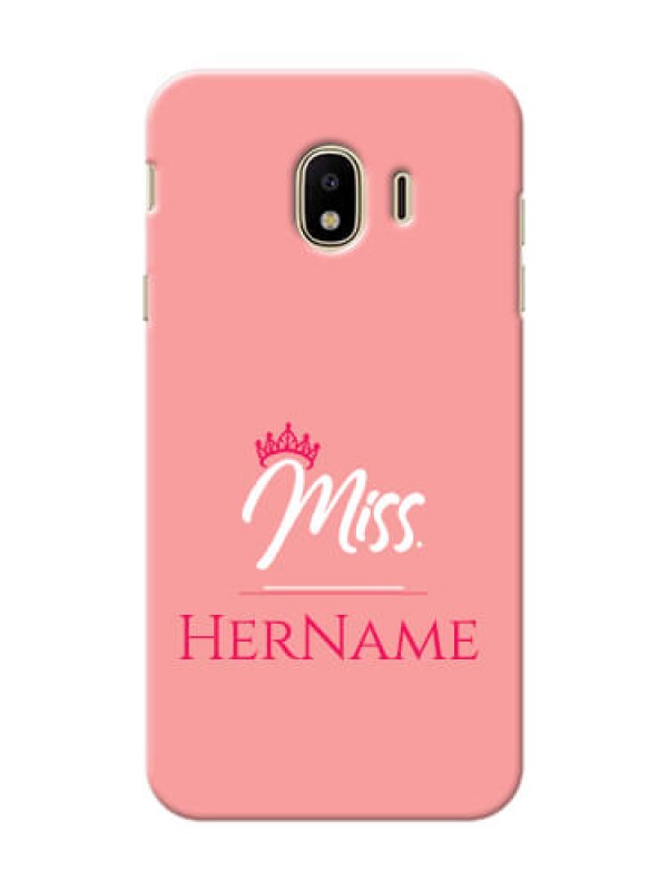 Custom Galaxy J4 (2018) Custom Phone Case Mrs with Name
