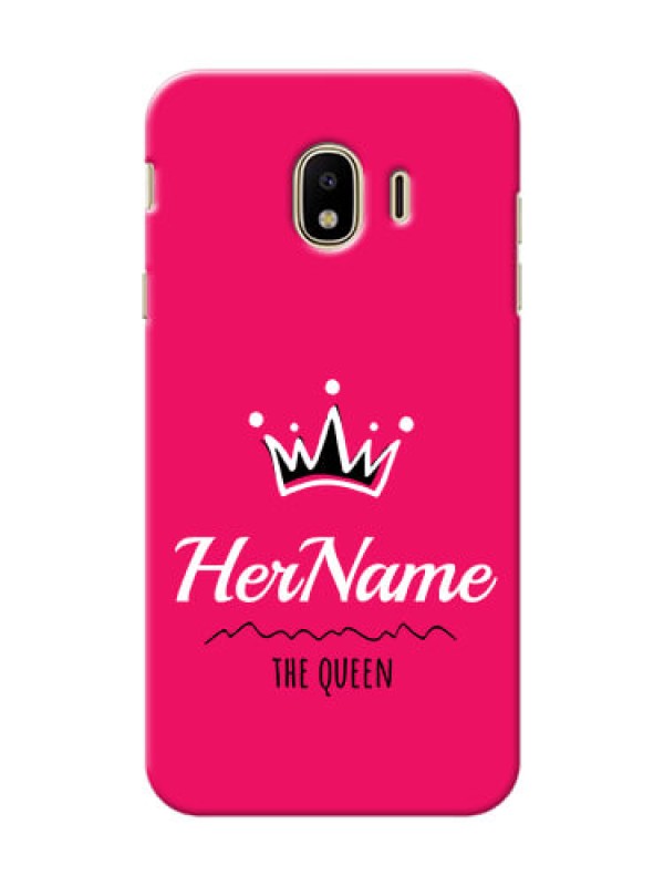 Custom Galaxy J4 (2018) Queen Phone Case with Name