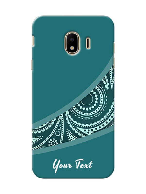 Custom Galaxy J4 (2018) Custom Phone Covers: semi visible floral Design