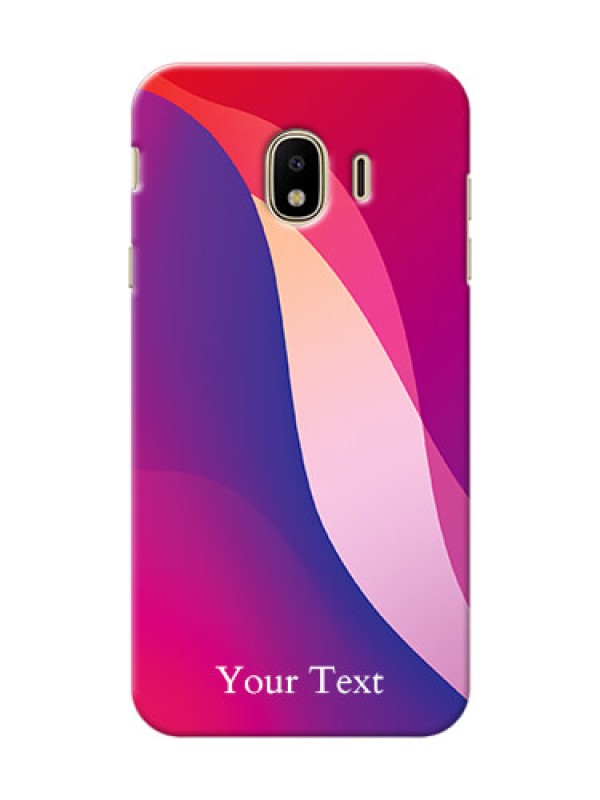 Custom Galaxy J4 (2018) Mobile Back Covers: Digital abstract Overlap Design