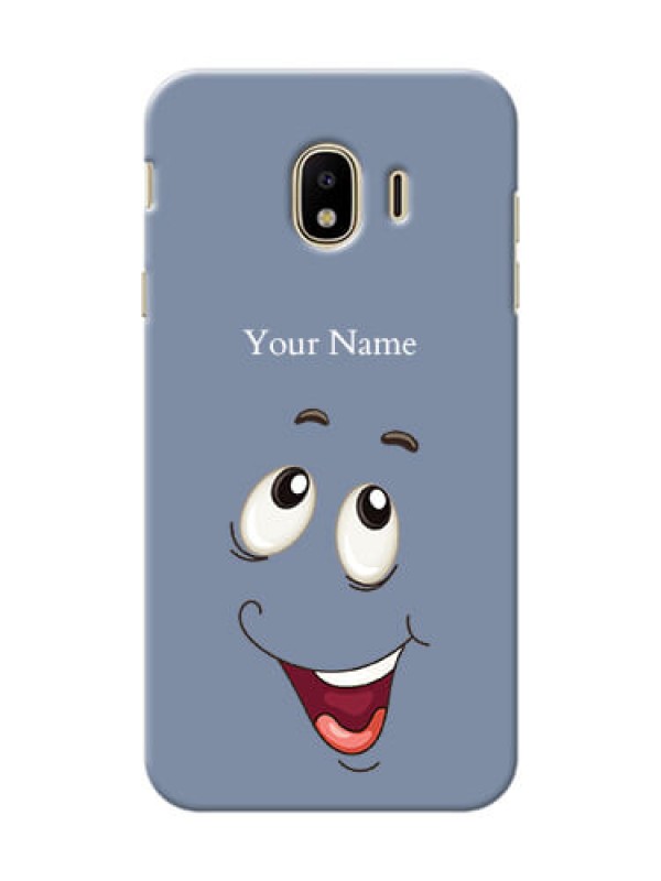 Custom Galaxy J4 (2018) Phone Back Covers: Laughing Cartoon Face Design